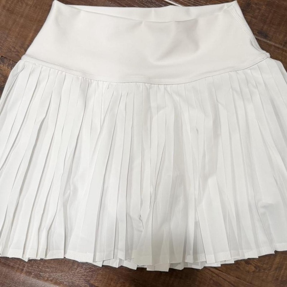 ALO Yoga White Skater Skirt